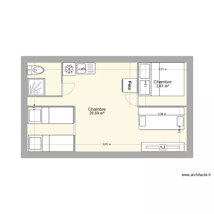 chalet 1. Plan de chalet 1. Plan de