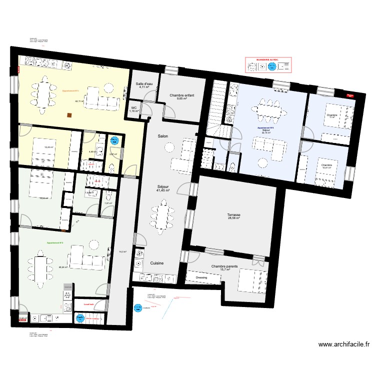 GRAVESON R+1 POUR EXPORT PLAN VISUELS. Plan de 0 pièce et 0 m2