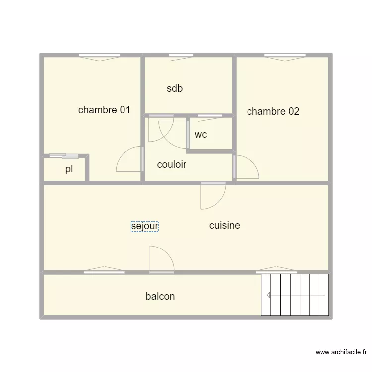 STAND ETAGE. Plan de 8 et 41 m² STAND ETAGE. Plan de 8 et 41 m²
