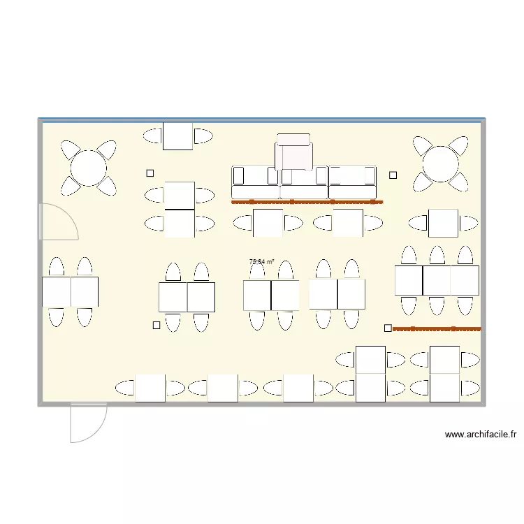 Terrasse Katfys. Plan de 