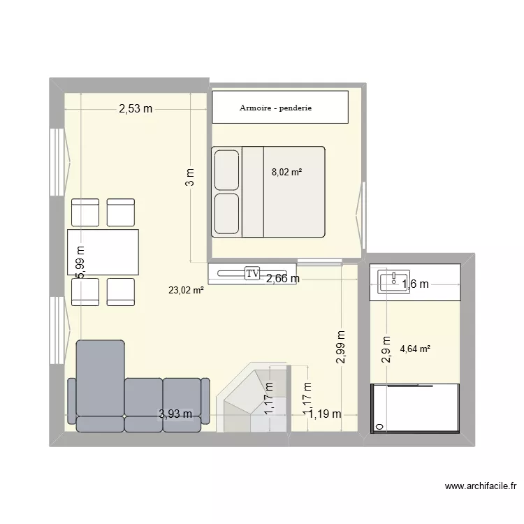 maxime. Plan de 3 et 36 m² maxime. Plan de 3 et 36 m²