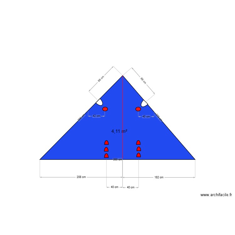 pignon4. Plan de 0 pièce et 0 m2
