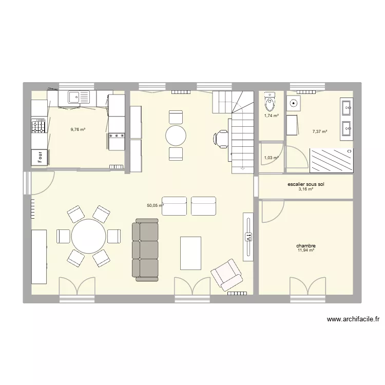 Plan envisagé v13 annulé perte 1 chambre. Plan de 7 Pièces et 85 m² Plan envisagé v13 annulé perte 1 chambre. Plan de 7 Pièces et 85 m²