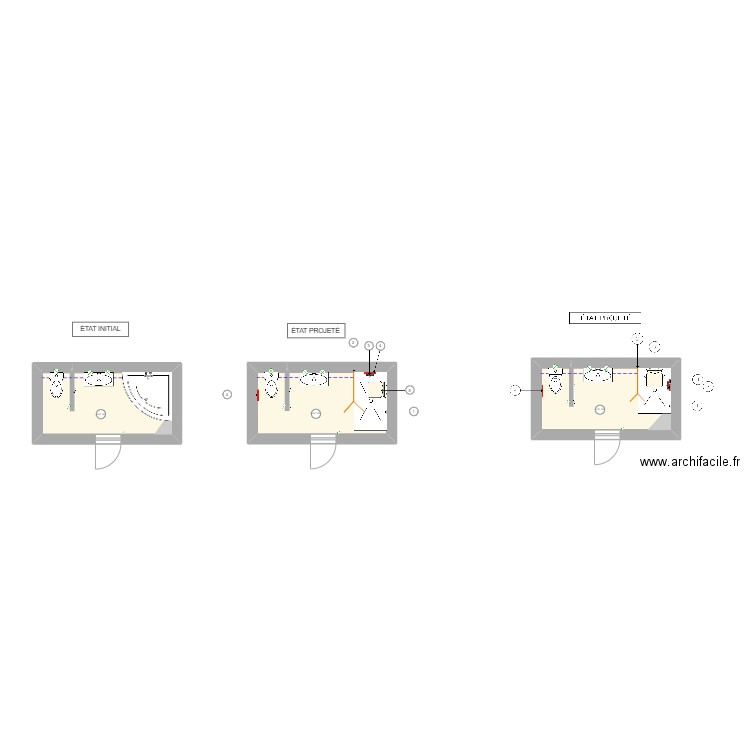GOETT 2. Plan de 3 pièces et 18 m2