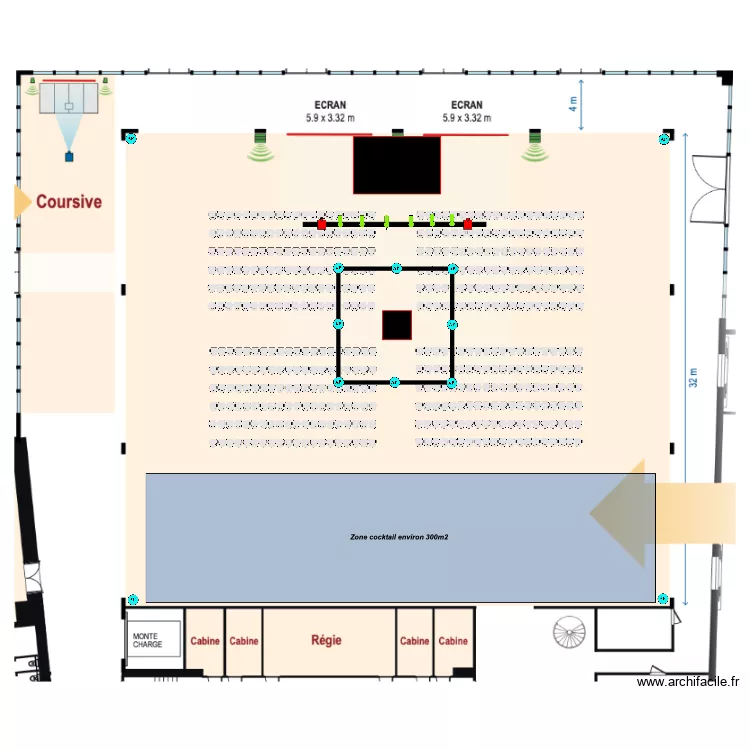 Otium Cube V7. Plan de 
