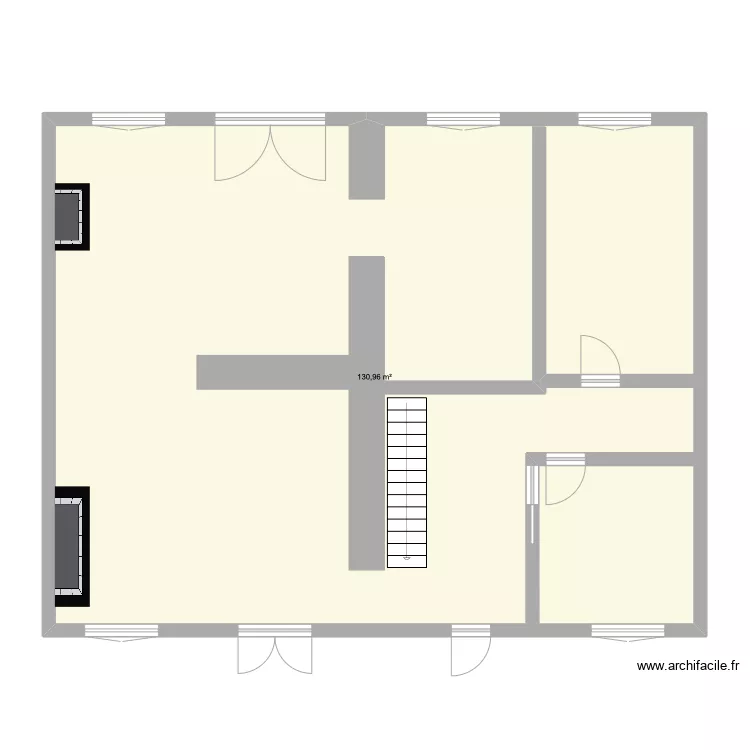 maison. Plan de 