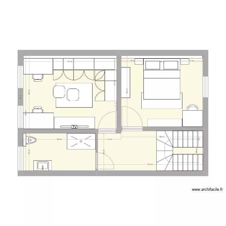 GIANSANTE_1e étage. Plan de GIANSANTE_1e étage. Plan de
