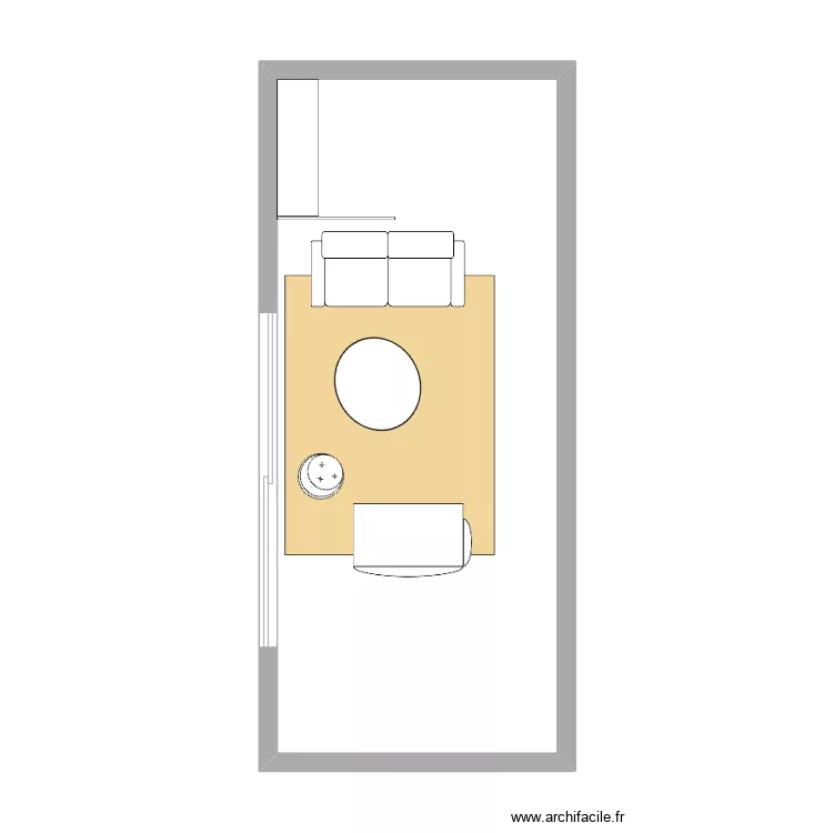 briere salon. Plan de 