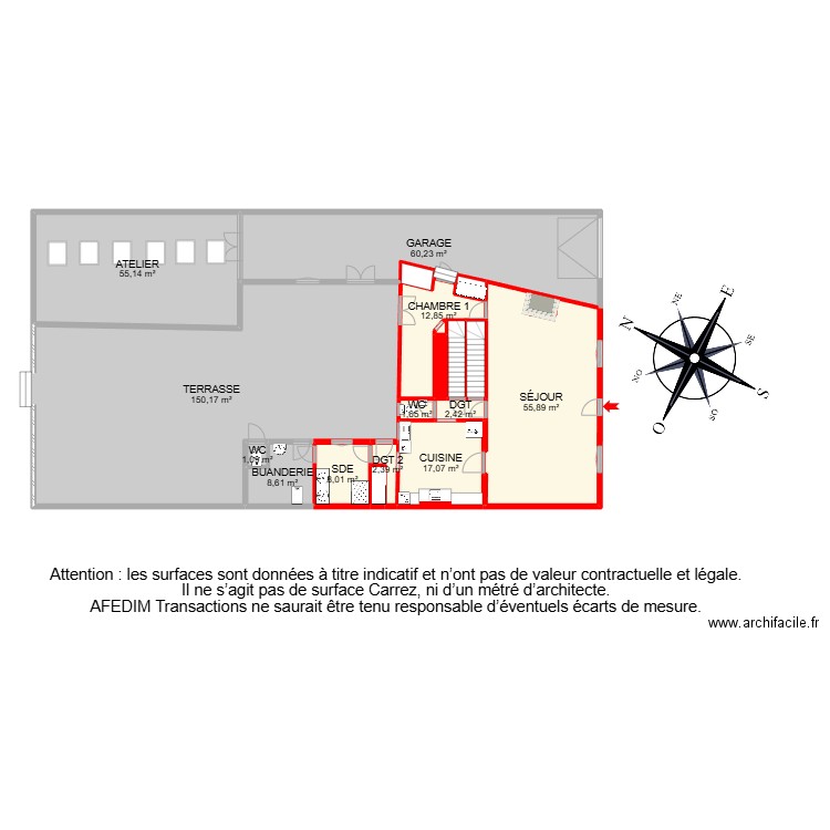 BI17612 -. Plan de 35 pièces et 532 m2