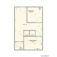 Reims couloir et salle d\'eau