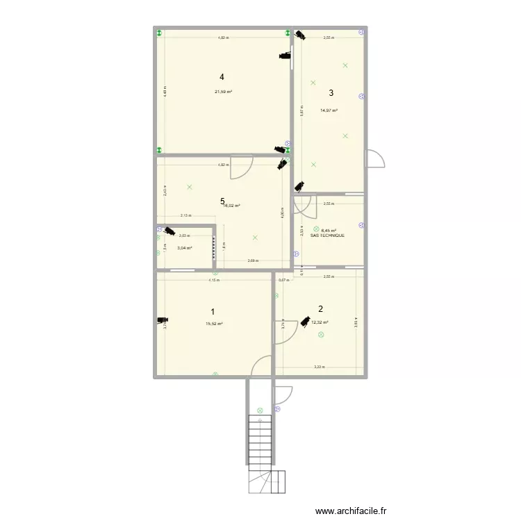 ESCAPE 2026 implantation elec. Plan de 7 Pièces et 90 m² ESCAPE 2026 implantation elec. Plan de 7 Pièces et 90 m²