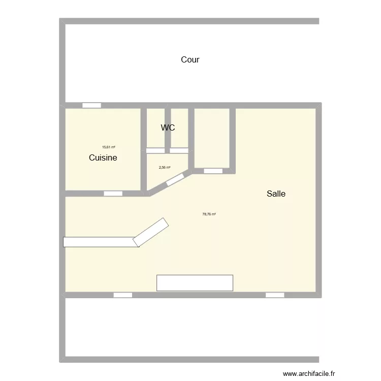 FARINAONE. Plan de 3 et 97 m² FARINAONE. Plan de 3 et 97 m²