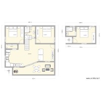 projet 2 maisons / 1 terrain à mezzanine