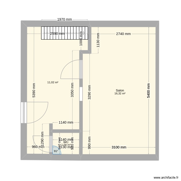 Plan B RDC. Plan de 0 pièce et 0 m2