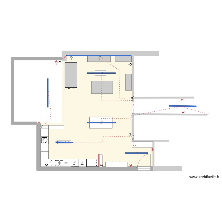 PLAN - SEJOUR 28-07-25 v3  1-50 - ETUDE. Plan de 1 pièce et 55 m2