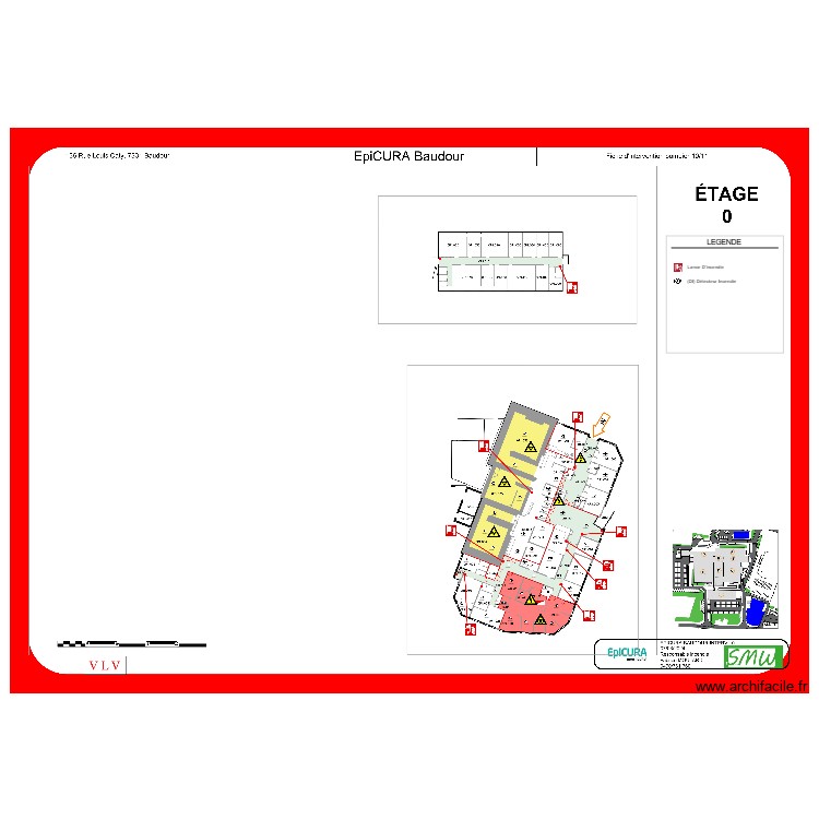 etage 0bis epicura baudour. Plan de 0 pièce et 0 m2