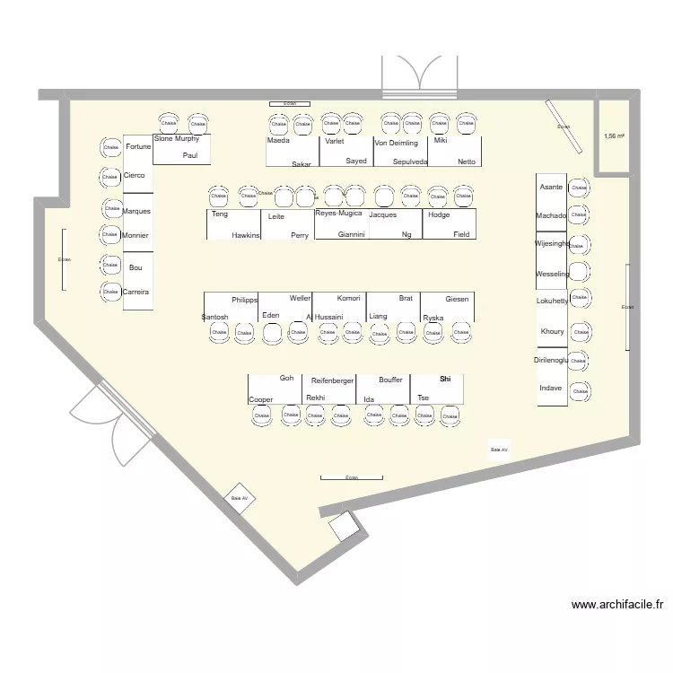 RC103 26/CONF/015 WCT2. Plan de 2  et 142 m²