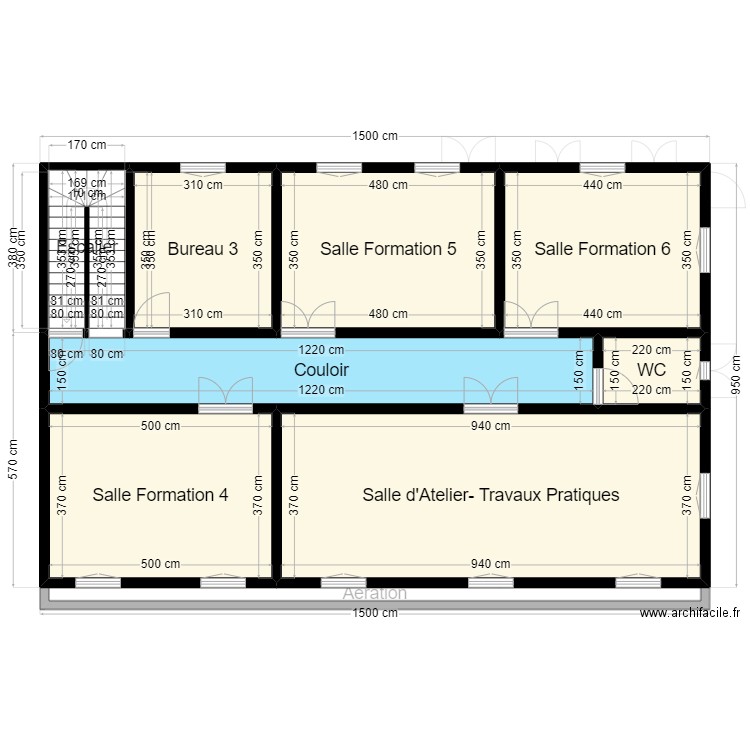 Plan de terrain 10mx15m Institut Client 36 00 67 04. Plan de 18 pièces et 251 m2