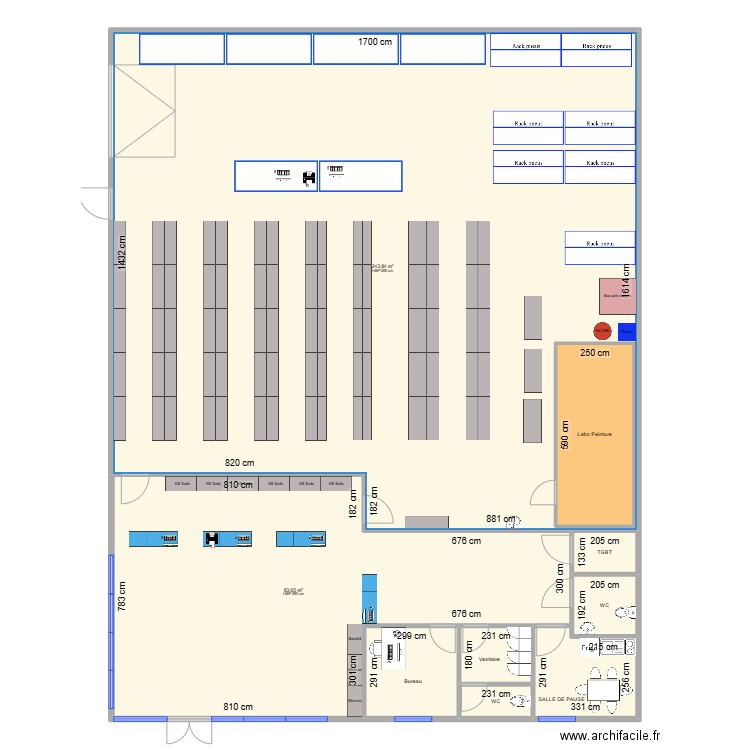 Gerzat v2. Plan de 9 pièces et 389 m2
