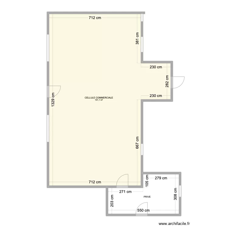 SQ AUDENGE VIDE. Plan de 