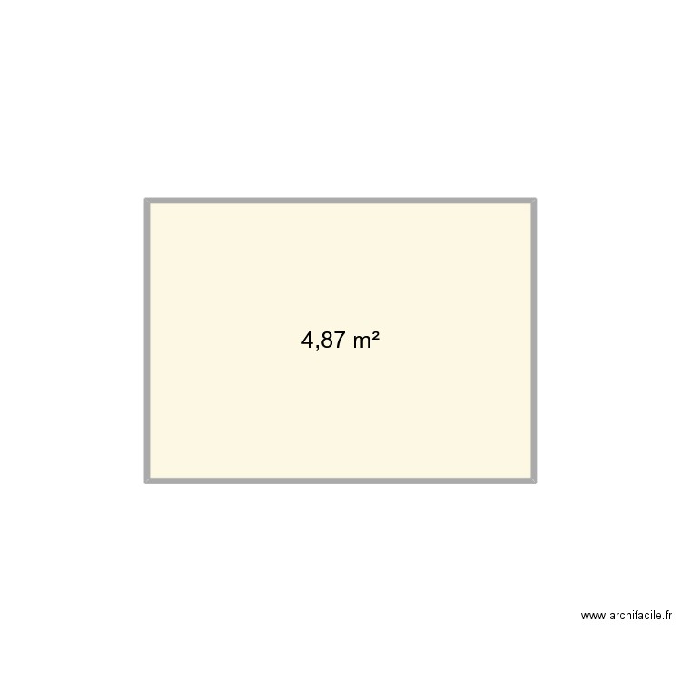 bis. Plan de 1 pièce et 5 m2