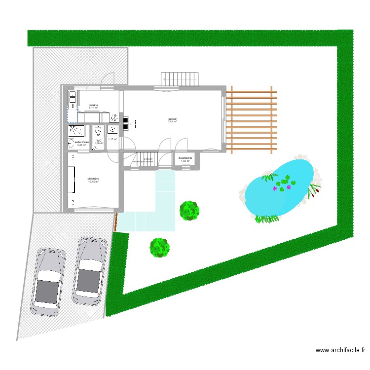 4 bis Baulers rez bis. Plan de 17 pièces et 152 m2