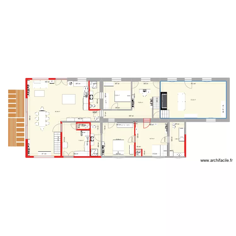 Les Hogues - modification 3. Plan de 