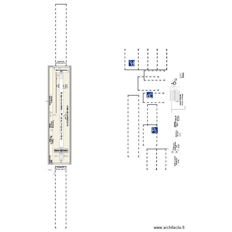 Projet CCT PL. Plan de 1 pièce et 117 m2