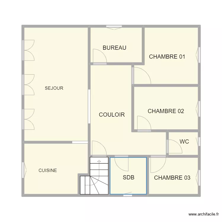 JONQUILLE ROUX ETAGE 1. Plan de 10 et 53 m² JONQUILLE ROUX ETAGE 1. Plan de 10 et 53 m²