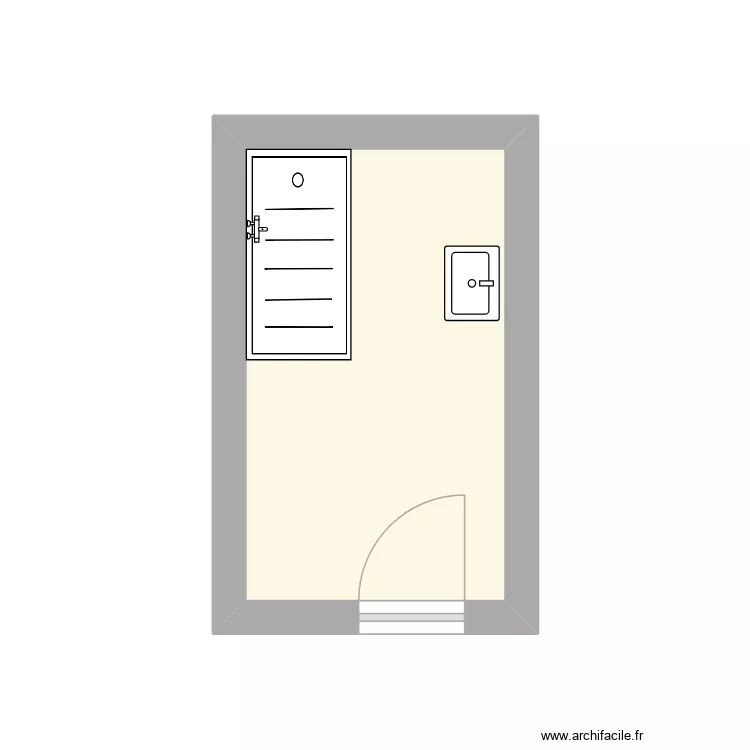 Mme.C. Plan de 1 et 7 m² Mme.C. Plan de 1 et 7 m²