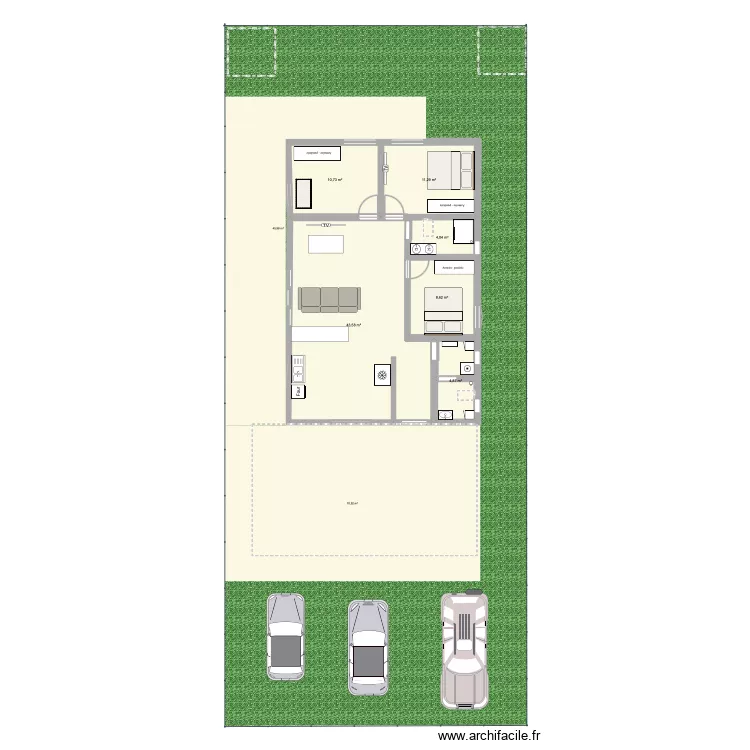 kay. Plan de 6 et 83 m² kay. Plan de 6 et 83 m²