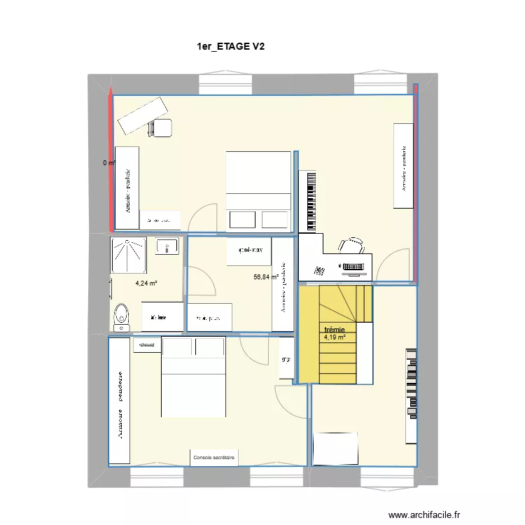1er_ETAGE V2_K_ter. Plan de 1er_ETAGE V2_K_ter. Plan de