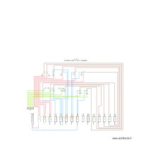 double/simple allumage WC RDC+ CAVE 1 + CH1 + CUISINE 1