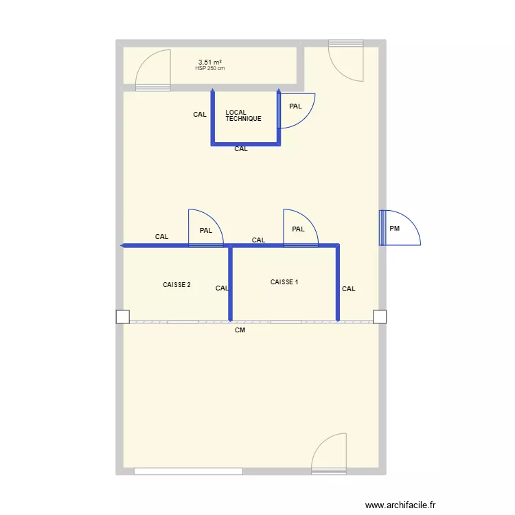 POINT CASH RIVIERA 2. Plan de 