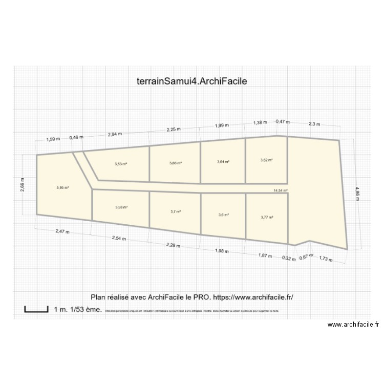 terrainSamui1. Plan de 0 pièce et 0 m2