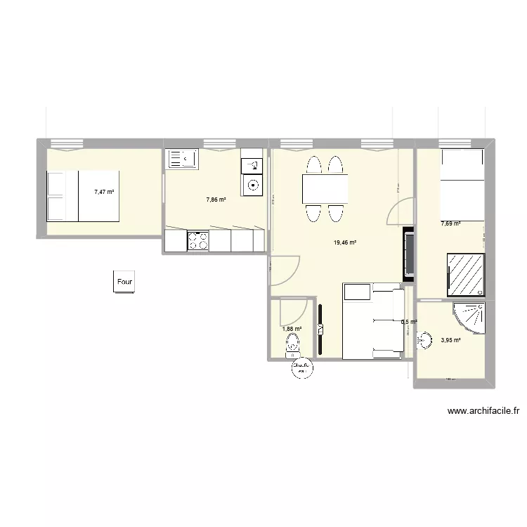 port de Toulon V1. Plan de 7 et 49 m² port de Toulon V1. Plan de 7 et 49 m²