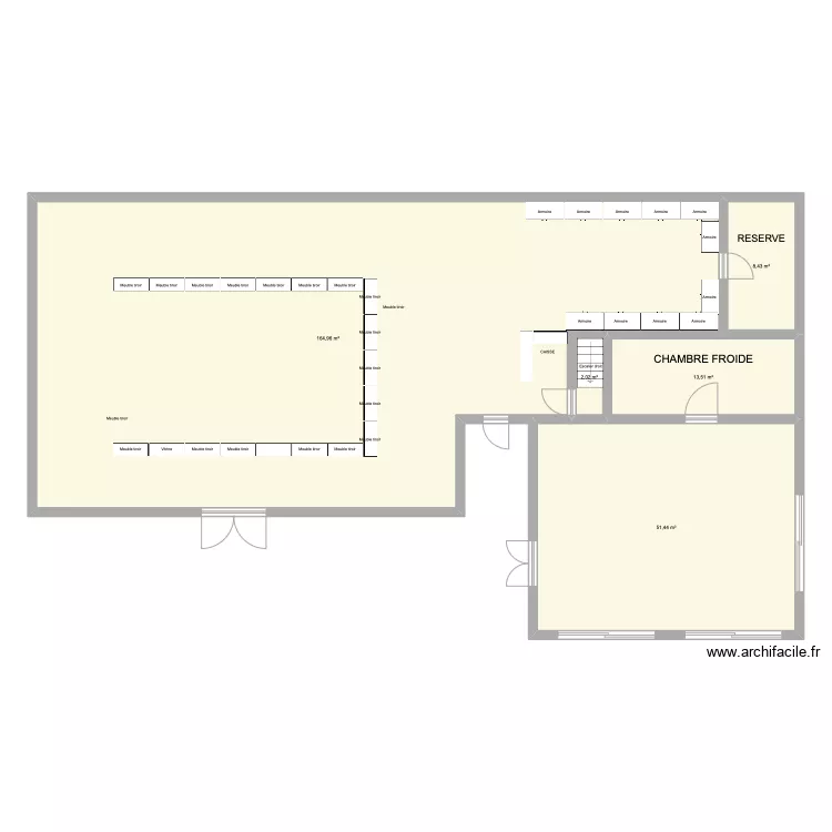 BOUCHERIE 2. Plan de 