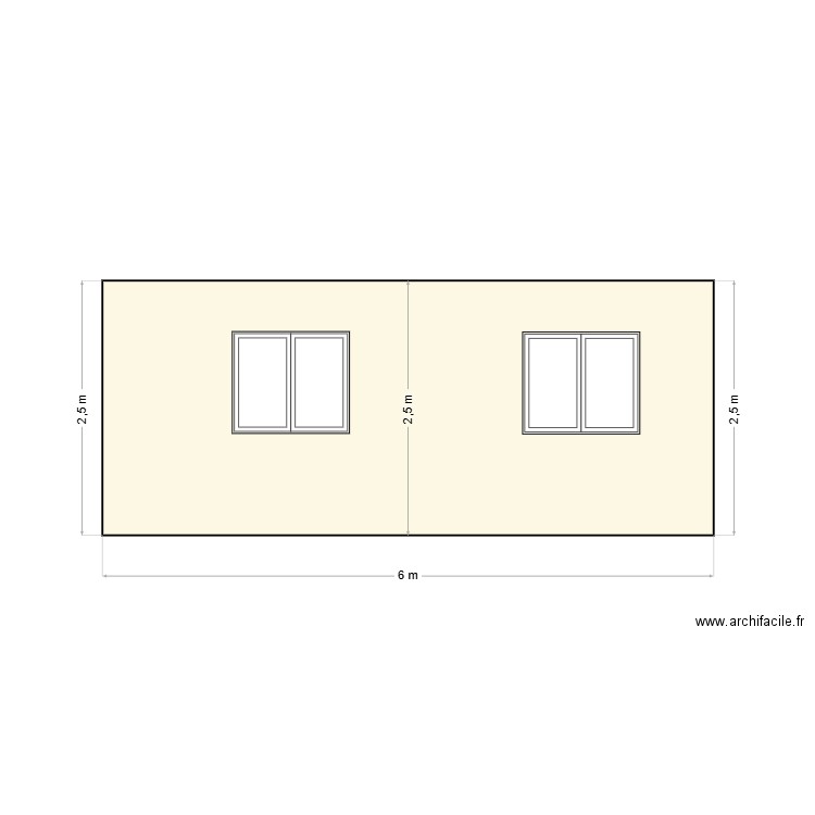 coupe. Plan de 0 pièce et 0 m2