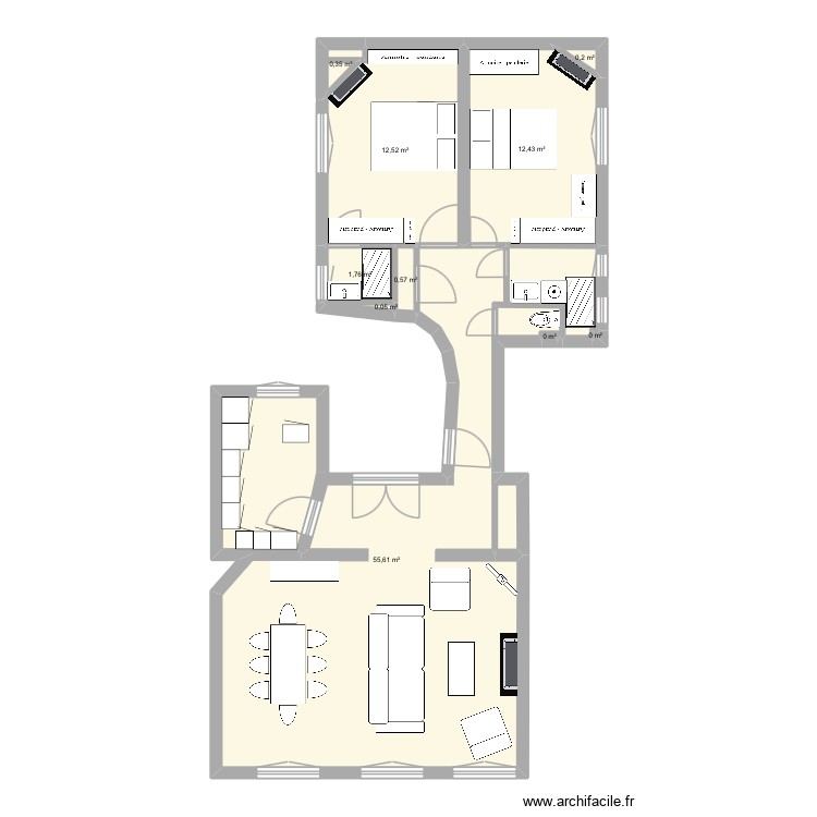 Appart Paris Valenciennes aménagement. Plan de 0 pièce et 0 m2 Appart Paris Valenciennes aménagement. Plan de 0 pièce et 0 m2