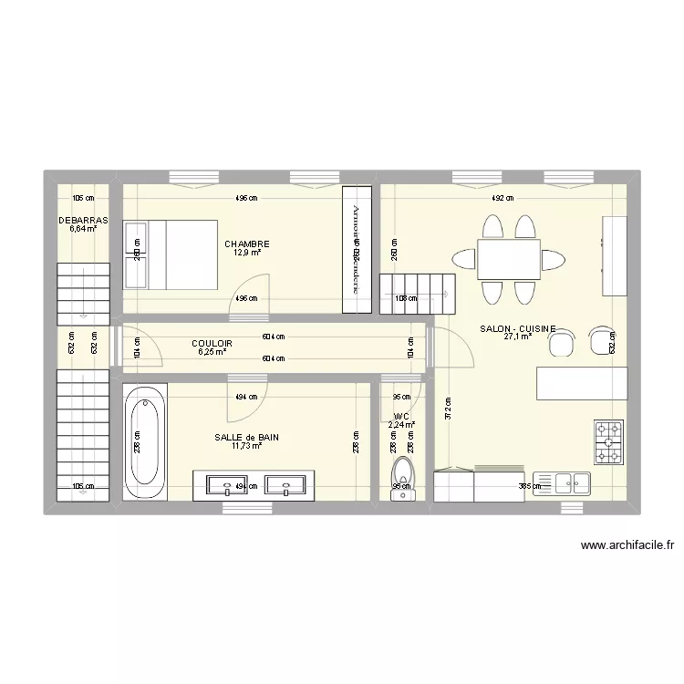 Blehen Appartement 1er . Plan de 