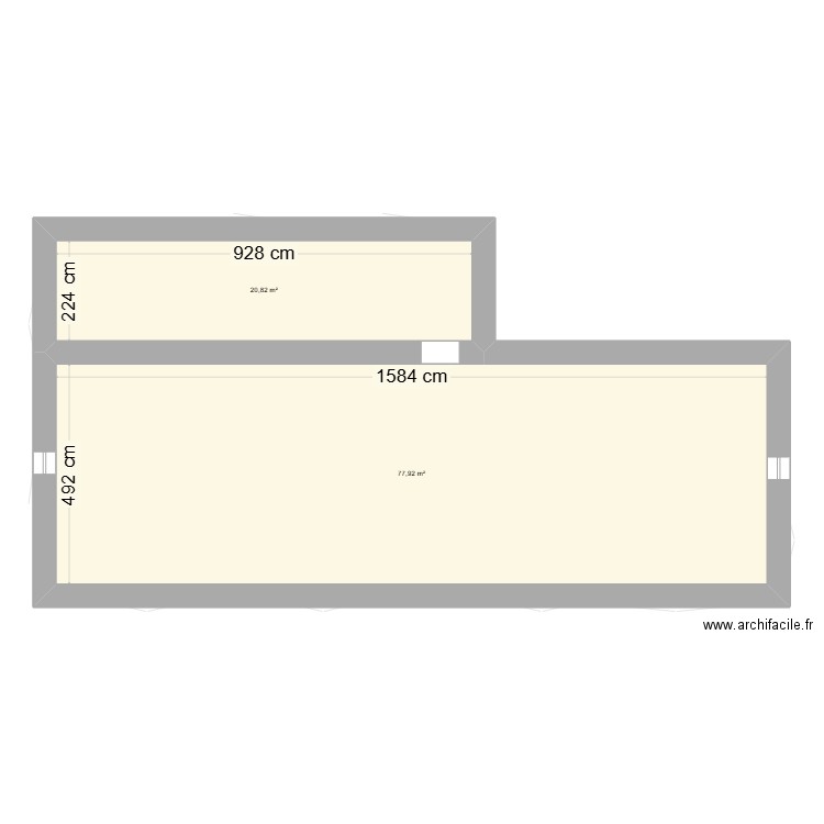 RAYNAL THEO. Plan de 14 pièces et 292 m2