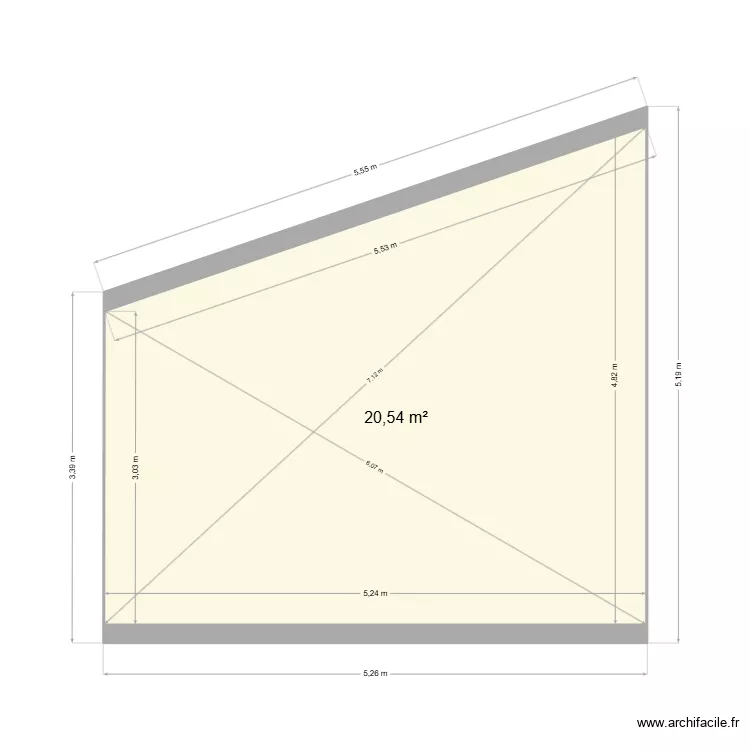 carport V3. Plan de 