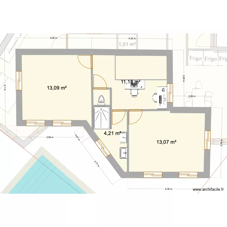 Andernos Roseaux version LB version10. Plan de 