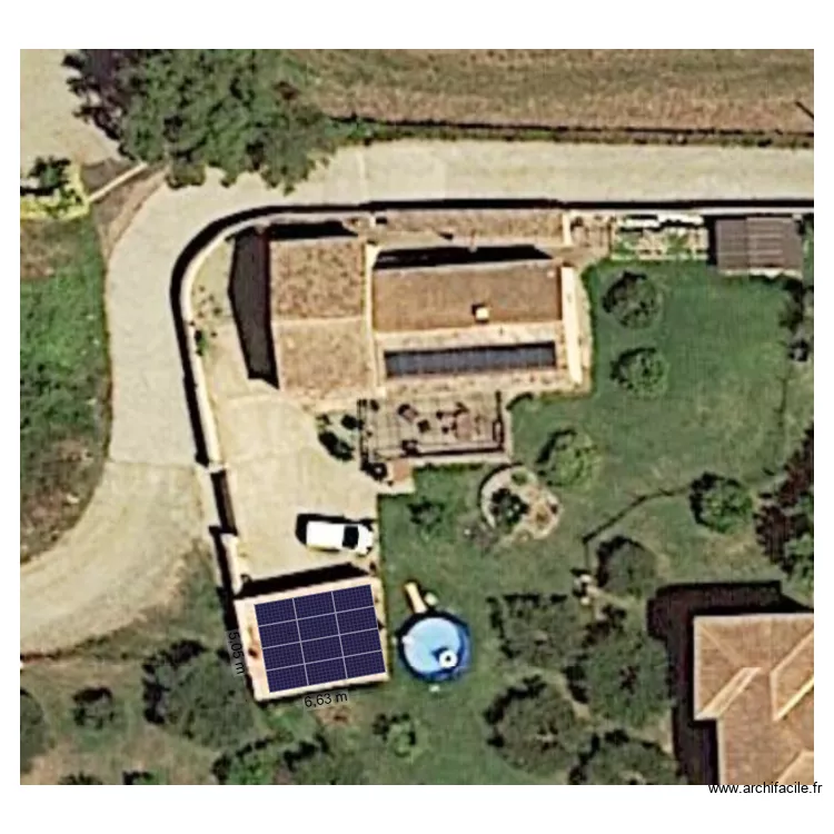 CRISTINI FRANC. Plan de 