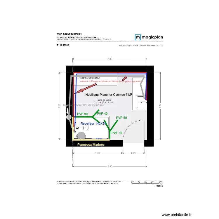 Plan Projet  Mme. M. Voleau 2. Plan de 