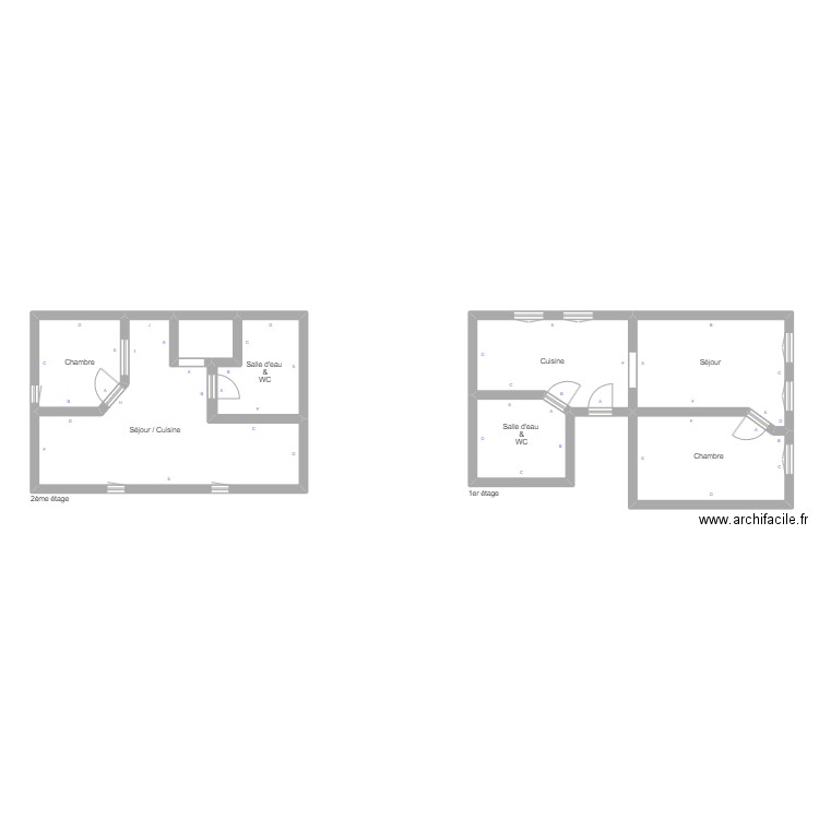 turpin. Plan de 8 pièces et 94 m2