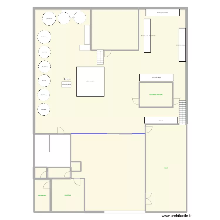 Plan actuel. Plan de 