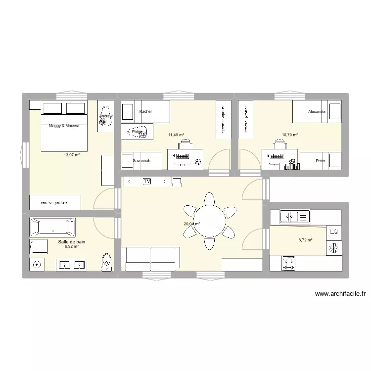 Andrew. Plan de Andrew. Plan de