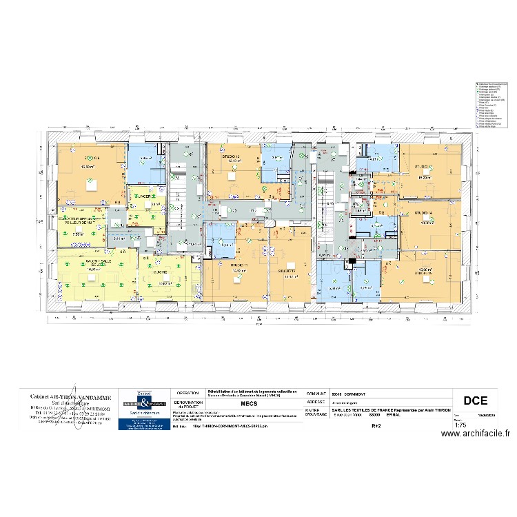 R+2 N°3. Plan de 0 pièce et 0 m2