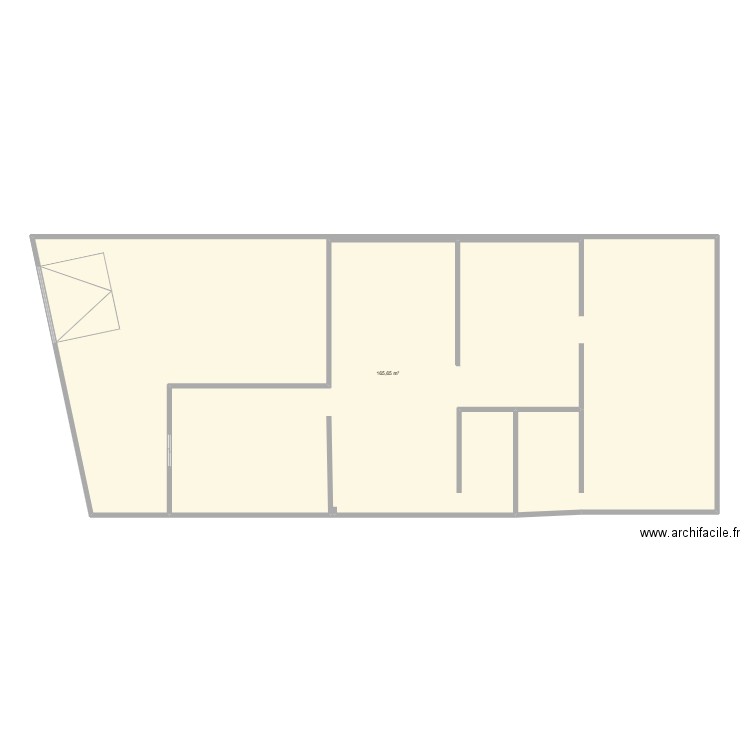 MAISON LUXUEUSE. Plan de 1 pièce et 166 m2